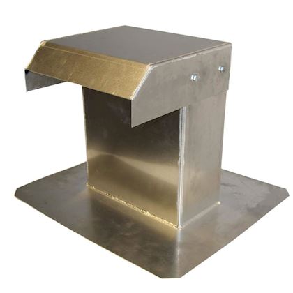Dakdoorvoer aluminium VRF 125x250mm